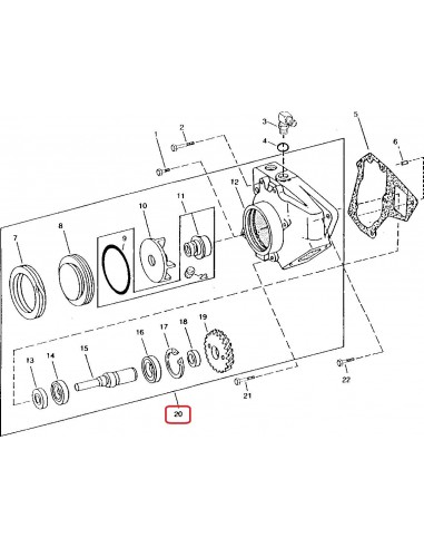 Pompa Apa John Deere AR93517, R83561, RE23291, RE43131, RE55985, SE500912